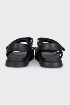 LV Sunset Black Sandals