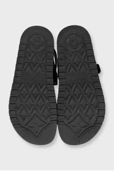 LV Sunset Black Sandals