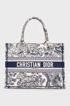Tote with a brand logo