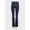 Синие джинсы boot cut fit на низкой посадке