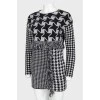 Dress "houndstooth" six-piece