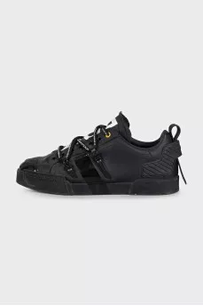 Мужские черные кроссовки Portofino
