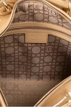 Тоут бежевого цвета Lady Dior Large