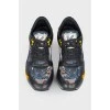 Men's print sneakers