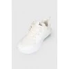 White sneakers with Air sole