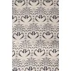 Beige silk scorpion pattern scarf