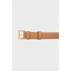Brown embossed belt