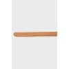 Brown embossed belt