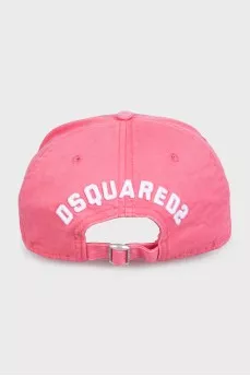 Pink distressed cap