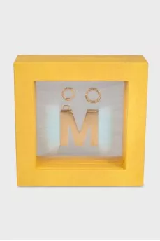 Golden pendant with decor
