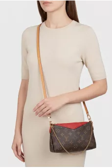 Canvas bag with Pallas signature print