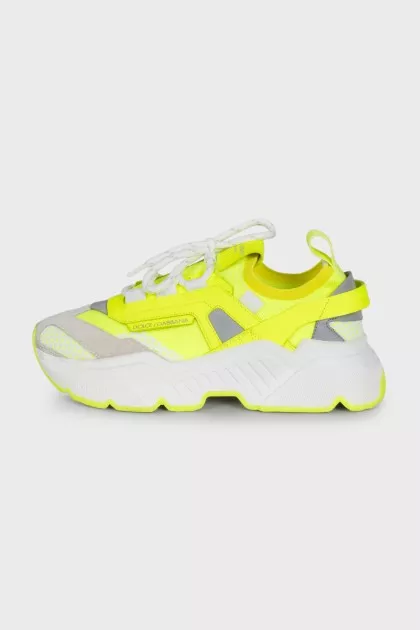 Daymaster Light Green Combo Sneakers