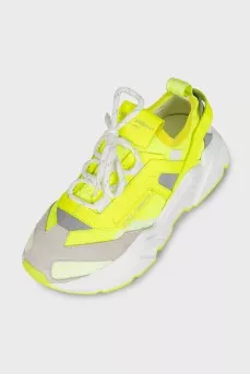 Daymaster Light Green Combo Sneakers