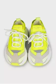 Daymaster Light Green Combo Sneakers