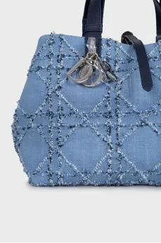 Toujours denim tote with tag