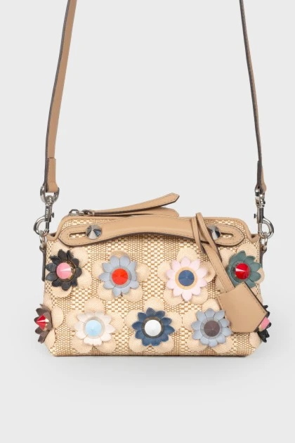 Flower application handbag