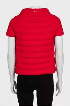 Red cashmere vest