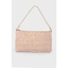 Quilted bag with stones