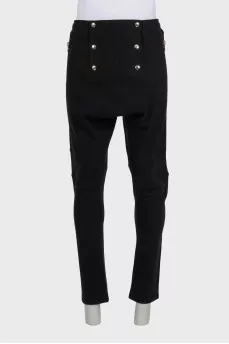 Men's tracksuit decorated with lacing