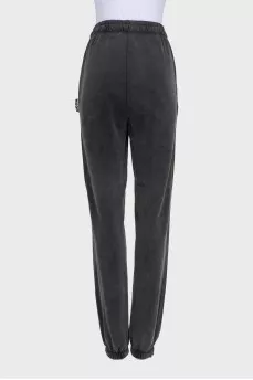 Sports pants with logo