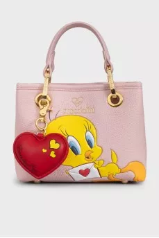 Рожева шкіряна сумка Looney Tunes з биркою