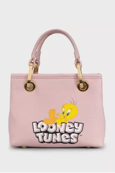 Рожева шкіряна сумка Looney Tunes з биркою