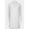 White chest slit tunic