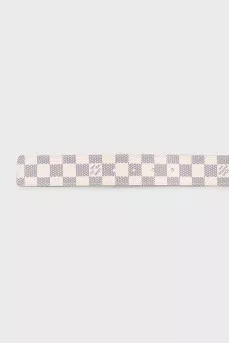 White canvas belt