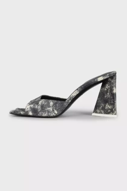 Devon Gray Mules