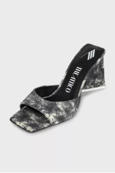 Devon Gray Mules