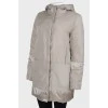 Quilted mother-of-pearl jacket