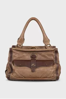 Brown leather Maggie bag