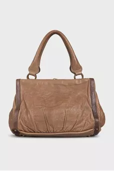 Brown leather Maggie bag