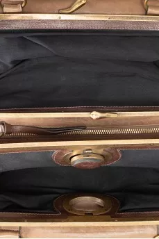 Brown leather Maggie bag