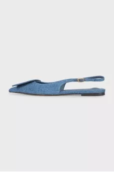 Джинсові слінгбеки Les slingbacks Duelo