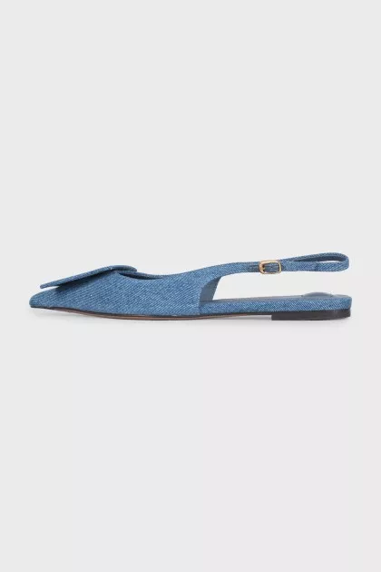 Джинсові слінгбеки Les slingbacks Duelo
