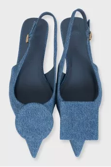 Джинсові слінгбеки Les slingbacks Duelo