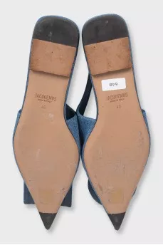 Джинсові слінгбеки Les slingbacks Duelo
