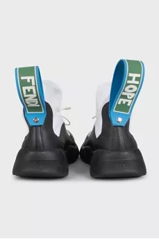 Men's sneakers with accent heels