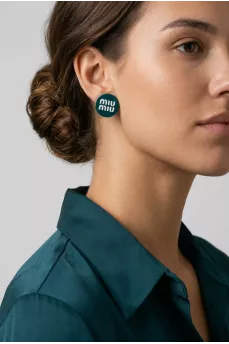 Green clips with logo