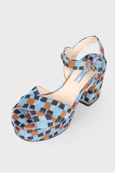 Feet printing sandals