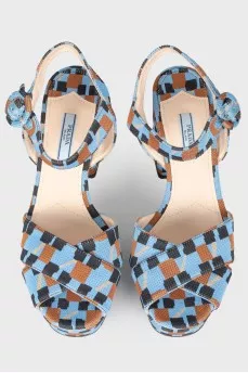 Feet printing sandals