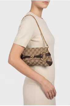 Horsebit textile bag
