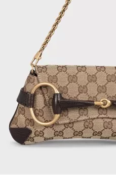 Horsebit textile bag