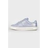 Silver plated sneakers