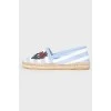 Espadrille striped with a strip