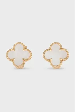Сережки Vintage Alhambra з жовтого золота