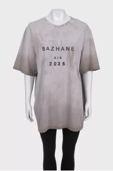 Oversized T-shirt with print