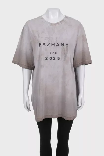 Oversized T-shirt with print