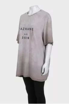 Oversized T-shirt with print